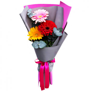 Bouquet of gerbera Bright day