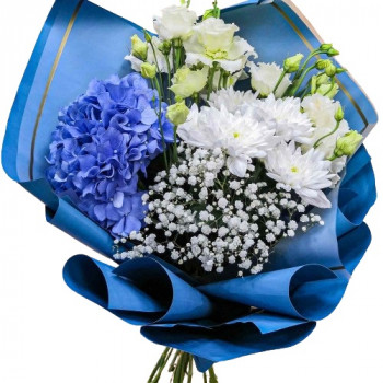 Bouquet of flowers Blue sky