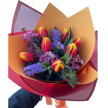 Tulip bouquet Mottled